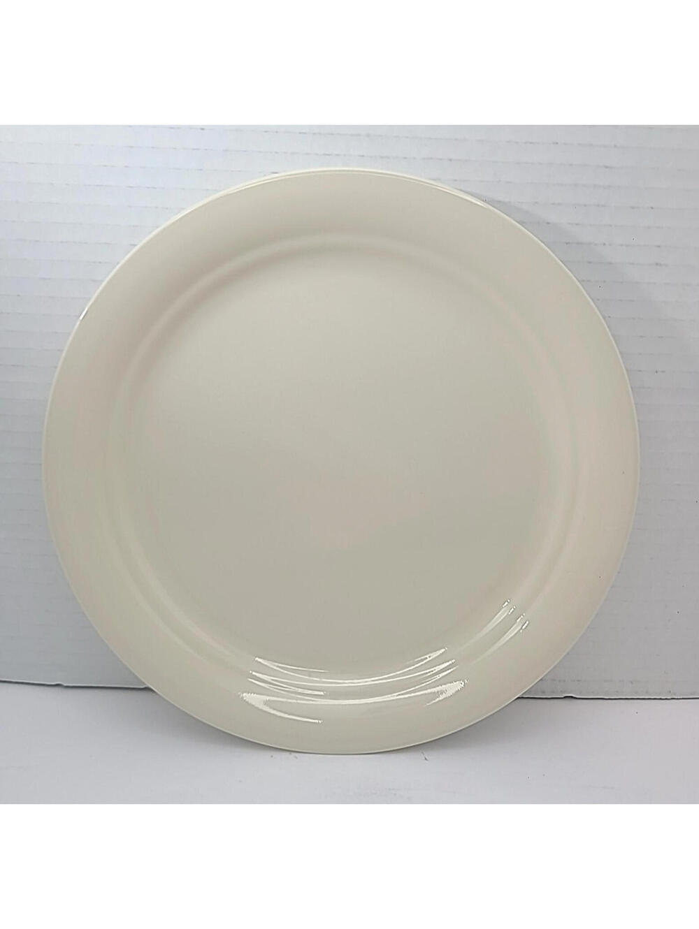 Vintage Corelle By Corning 8 1/2" Winter Frost Ivory Dinner Pasta Plate USA Made